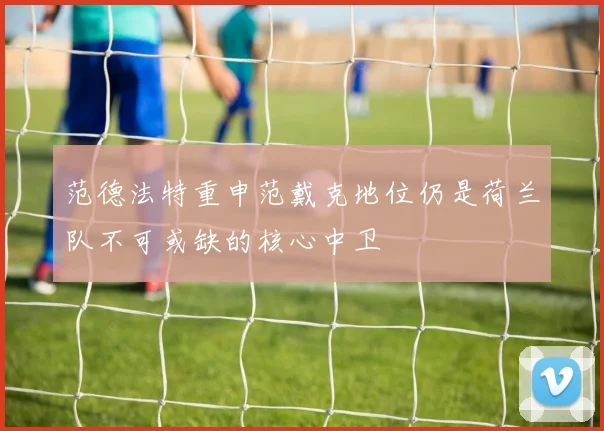 范德法特重申范戴克地位仍是荷兰队不可或缺的核心中卫